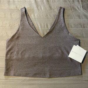 Beyond Yoga Spacedye Good Day Cropped Tank Top in Umber Heather - NWT